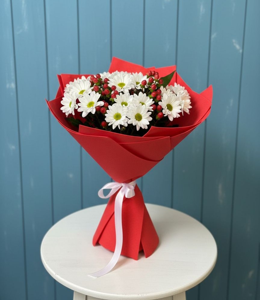 Букет цветов из: Хризантемы в Горно-Алтайске