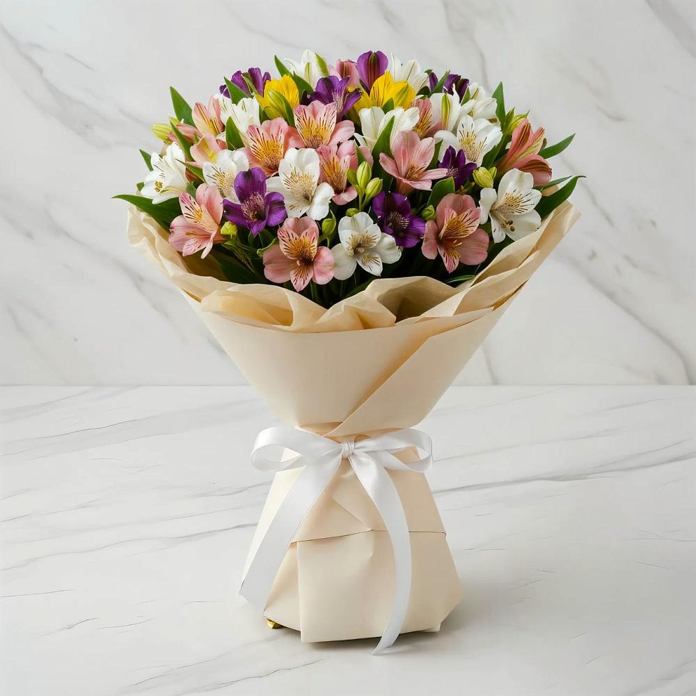 Букет цветов из: Альстромерии в Горно-Алтайске