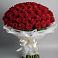 Букет 101 Красная роза Блэк Мэджик в Горно-Алтайске