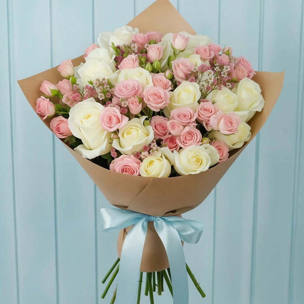 Букет цветов из: Розы в Горно-Алтайске