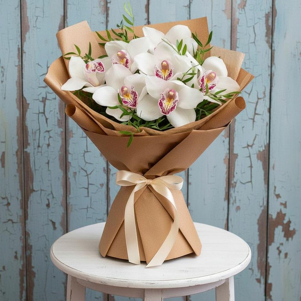 Букет цветов из: Орхидеи и Розы в Горно-Алтайске