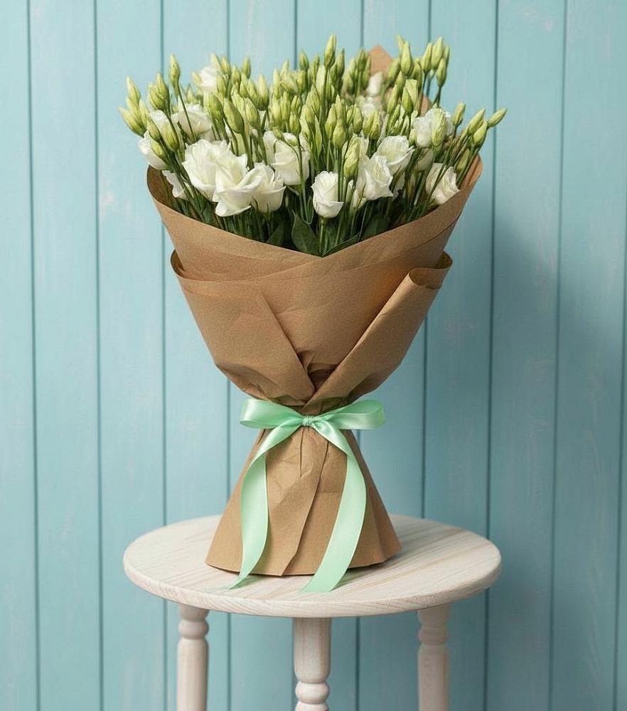 Букет цветов из: Лизиантусы в Горно-Алтайске