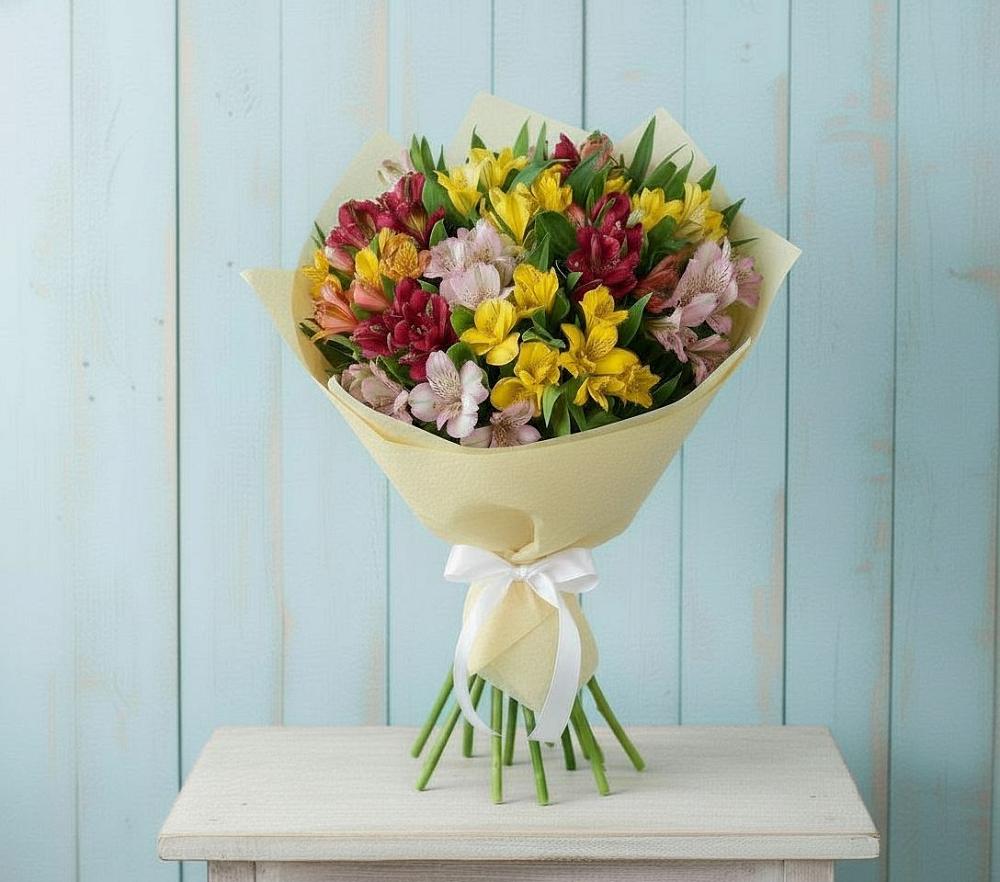 Букет цветов из: Альстромерии в Горно-Алтайске
