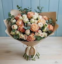 Букет цветов из:  Альстромерии и Розы в Горно-Алтайске
